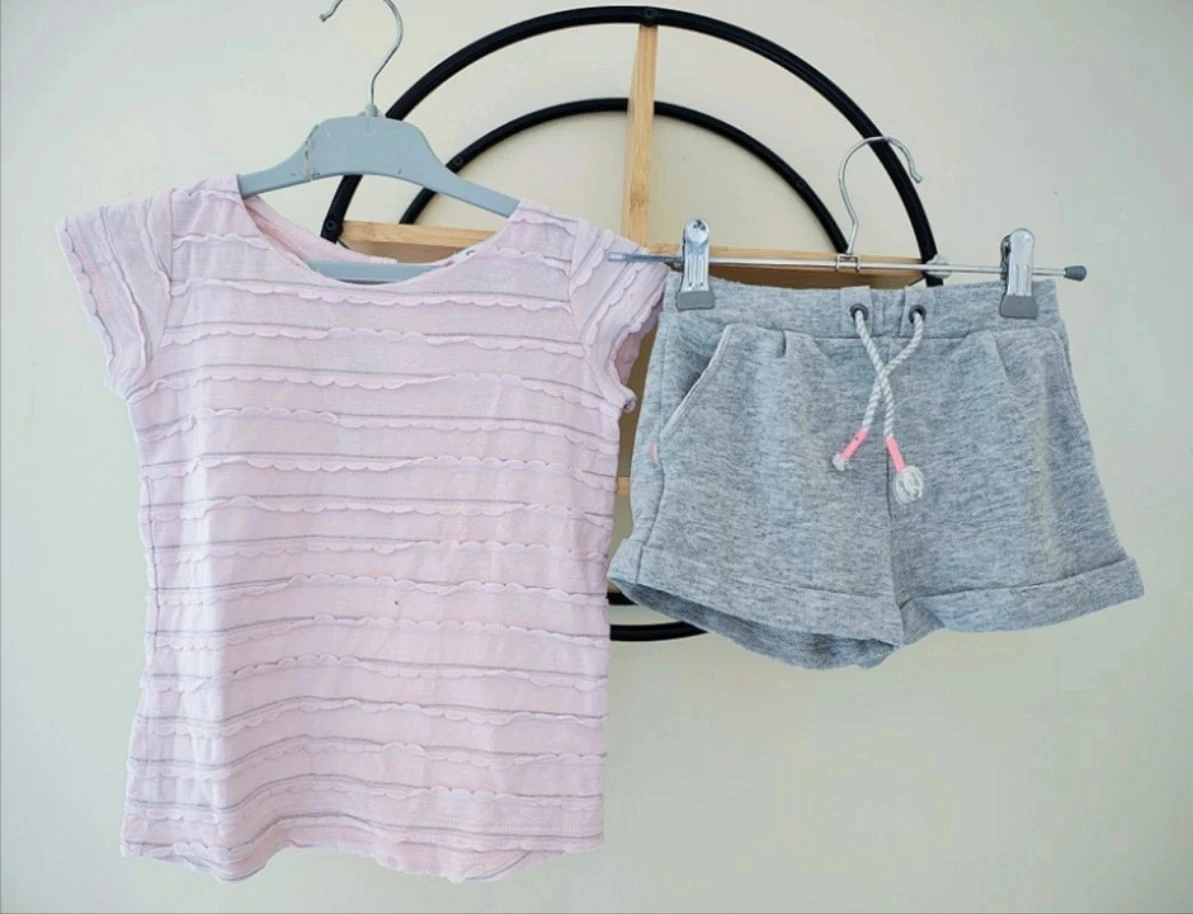5 ans ensemble été Okaïdi teeshirt et short